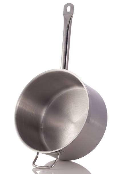 istock Stewpan with two handles on a white background 1164316757