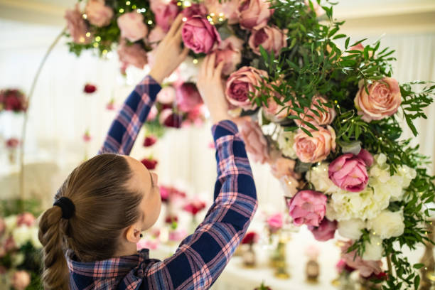 istock Final touches to make beautiful flower decoration 1164324513