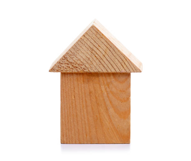 istock Wooden house model 1164330040