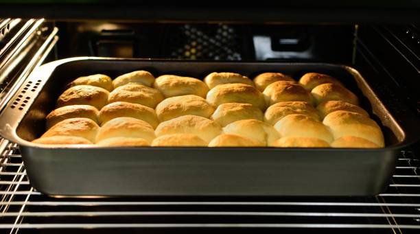 istock Baking a Traditional Czech Curd Cakes in oven 1164338286