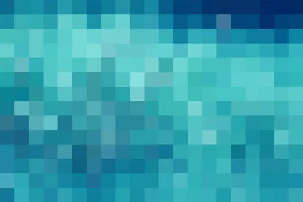 Vector illustration of Abstract blue technology check pattern background
