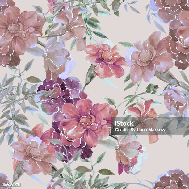 Pattern Shafran Saffron Seamless Pattern Stock Illustration - Download Image Now ...