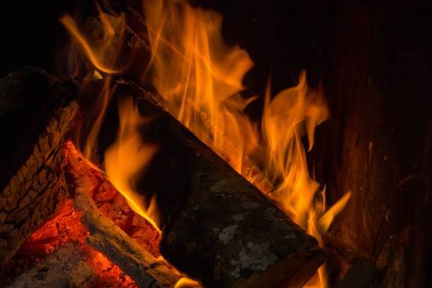 istock Fire and burning wood long exposure winter 1164347527