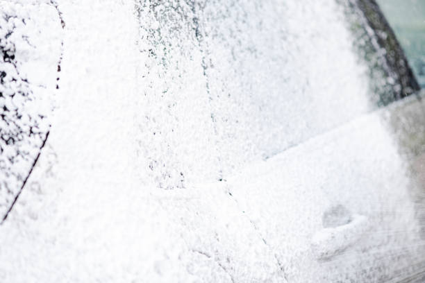 istock Washing car with soap outdoors. 1164349286