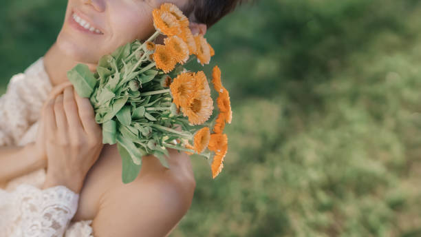 istock Bride holds a wedding bouquet 1164351917