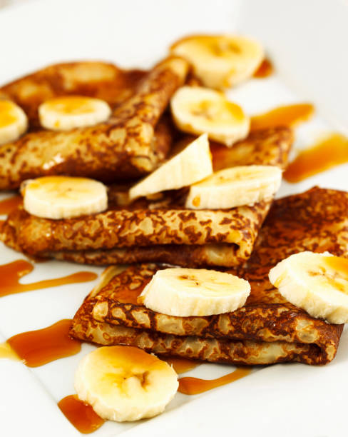 istock Crepes With Bananas and Caramel syrup 1164355792