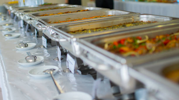 istock Cuisine Culinary Buffet Dinner Catering Dining Food Celebration Party Concept 1164359799