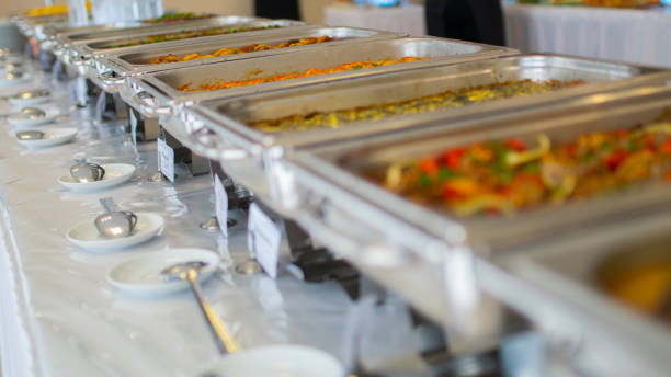 istock Cuisine Culinary Buffet Dinner Catering Dining Food Celebration Party Concept 1164359802