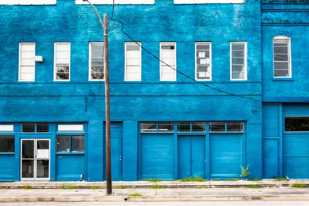 Photo of Old Blue Brick Building