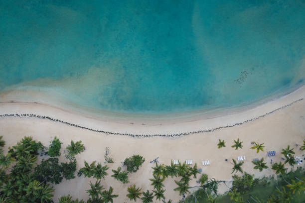 istock Aerial view of Samana beach 1164361903