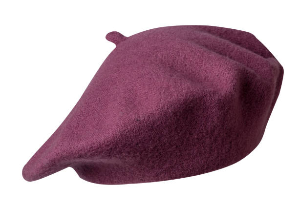 istock Beret isolated on white background. hat female beret 1164362951