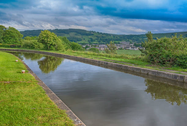 istock View of a British canal in rural setting 1164364802