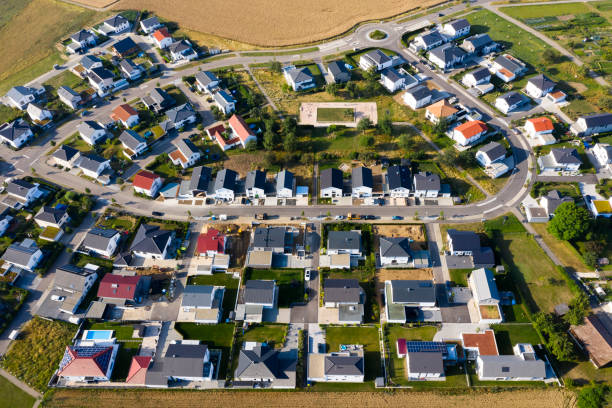 istock New Housing Estate, Aerial View 1164366498