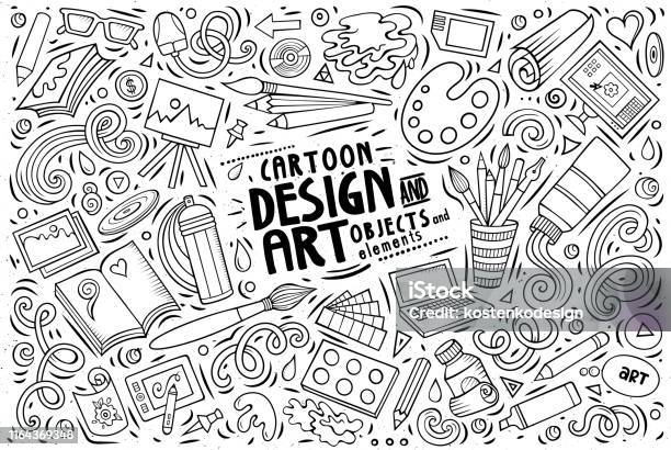 Vector Set Of Design Theme Items Stock Illustration - Download Image Now -  Doodle, Art, Artist - iStock