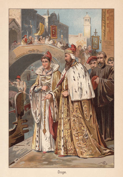 istock The doge in Venice, Italy, chromolithograph, published in 1892 1164374538