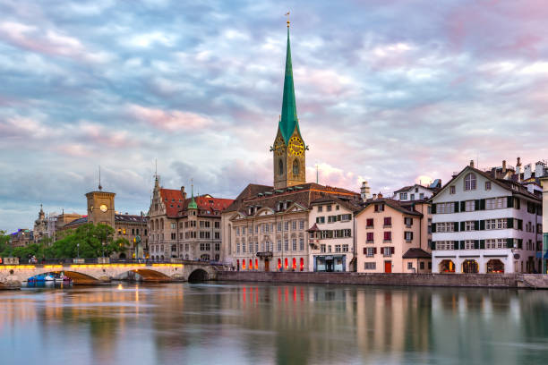 istock Zurich, the largest city in Switzerland 1164377790