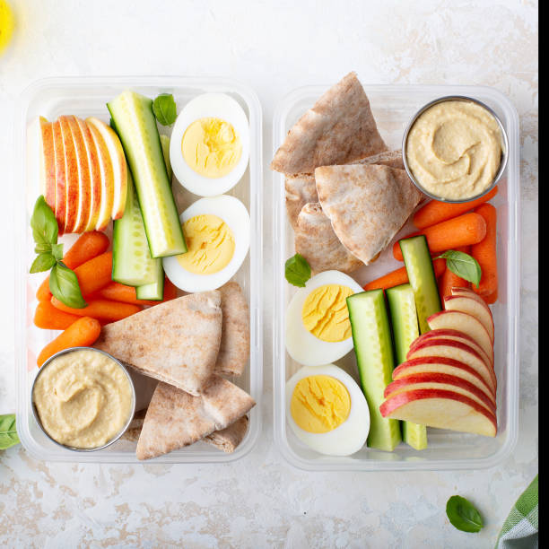 istock Healthy and nutricious lunch or snack boxes 1164380761