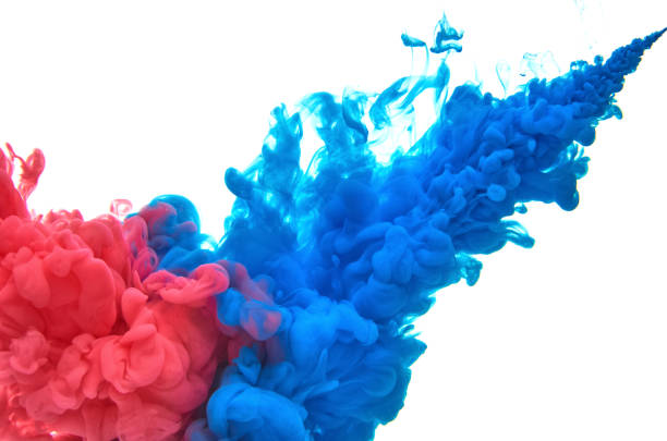 istock Multicolored acrylic ink in water. Abstract background. 1164386465