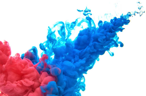 istock Multicolored acrylic ink in water. Abstract background. 1164386487