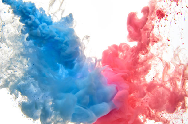 istock Multicolored acrylic ink in water. Abstract background. 1164387097