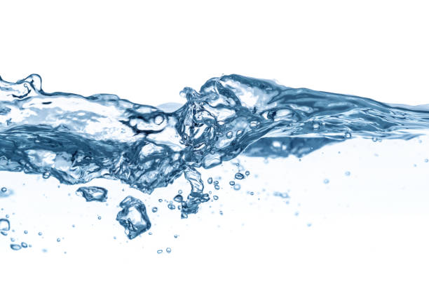 istock Texture of water on transparent or white background. 1164391909