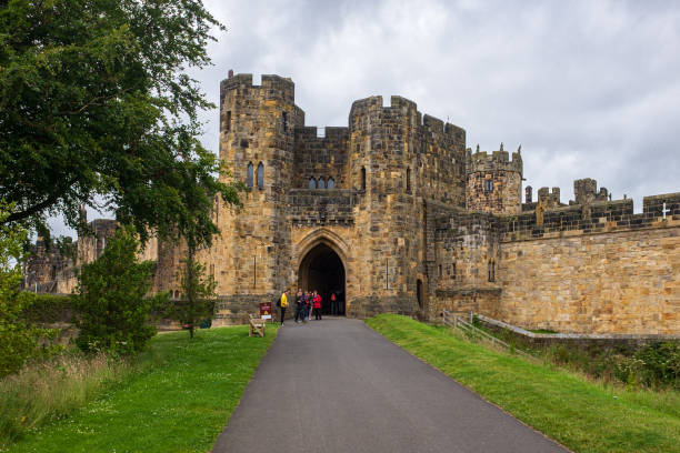 Alnwick Castle in Northumberland, England