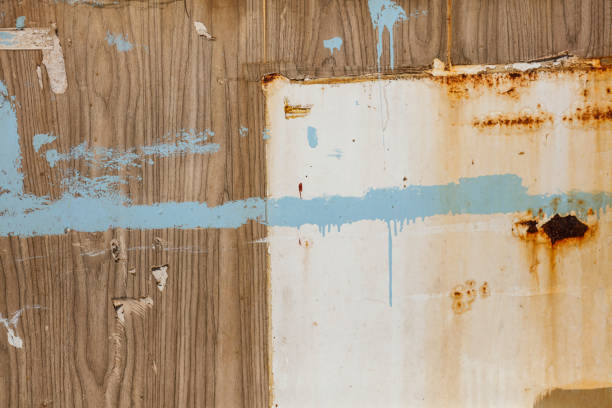 Old wood cutting kitchen board. Wooden texture background.