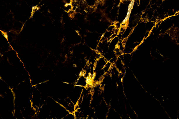 istock Gold marble natural texture for dark background, abstract  marble black. Gold concept. 1164397401