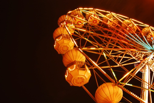 fairy wheel during dubai shopping festival
