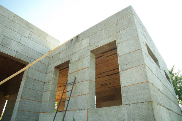 istock Construction of a modern residential building 1164425206