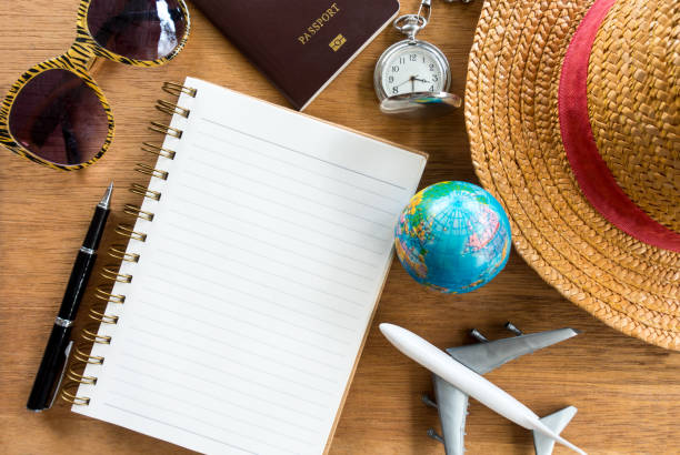istock Travel accessories for vacation trip 1164425245
