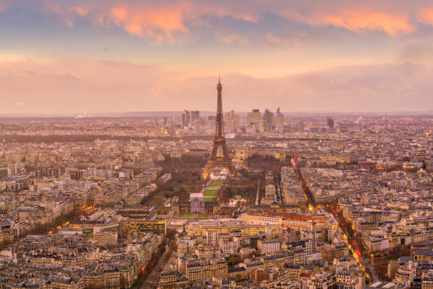 istock View of Paris skyline with Eiffel Tower 1164435935
