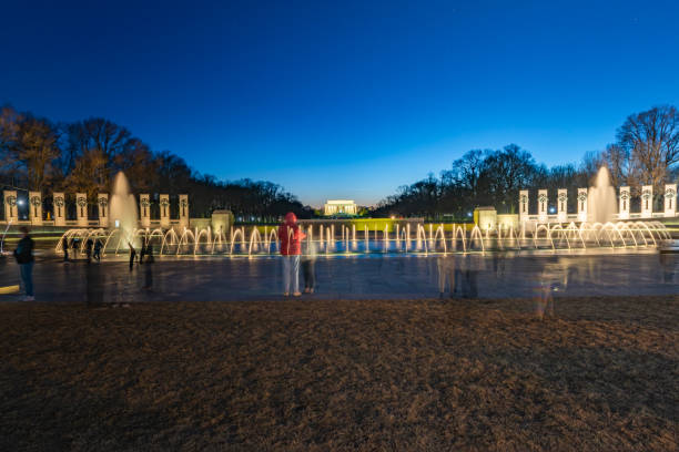 istock WWII Memorial at dusk in Washington DC,USA 1164460209