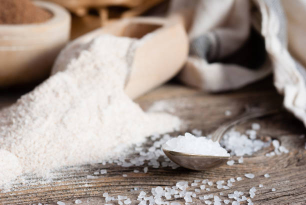 istock Pile of salt on spoon 1164464956