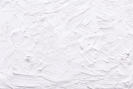 Abstract white grunge painted background