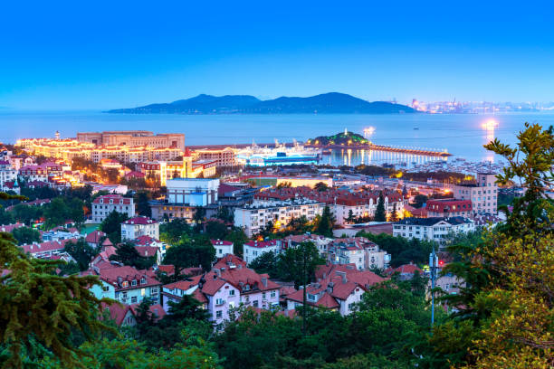 istock German-style historical buildings in Qingdao, China. 1164467896