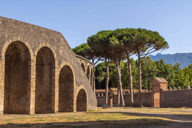 istock Pompeii ruins: Remains of the ancient Pompeii town 1164471041