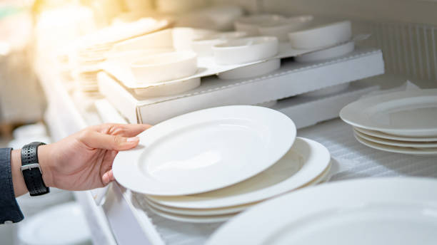istock Choosing ceramic dish in grocery store 1164471071