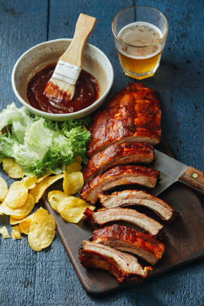 istock Smoke barbecue pork ribs 1164484104