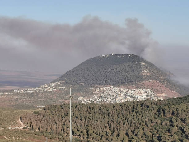 istock wildfire on the biblical Mount Tabor, Israel 1164484600