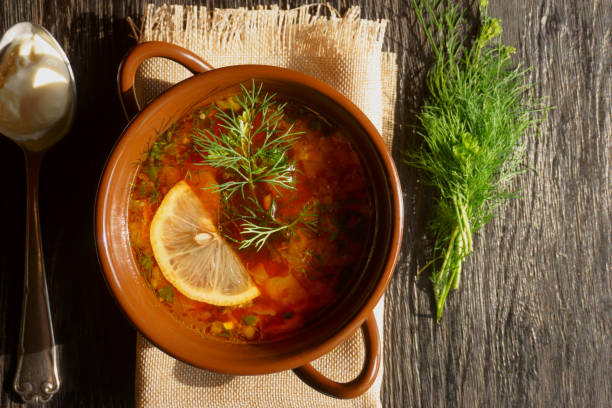 istock soup borscht, ukrainian traditional food 1164486341
