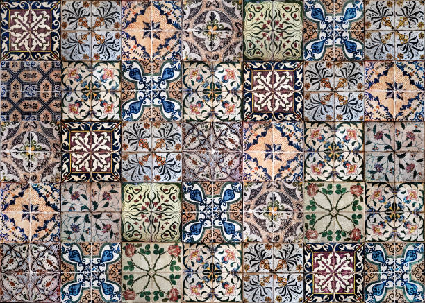 istock Background of vintage ceramic tiles 1164497577