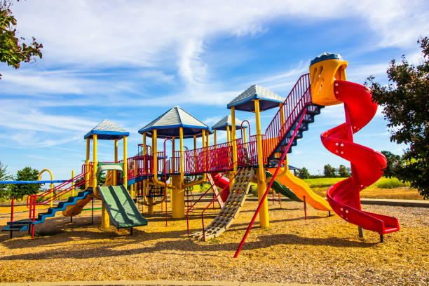 istock Modern Children's Playground Equipment 1164497990