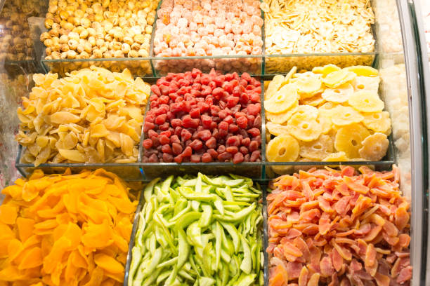 istock Dried fruits for sale 1164502213