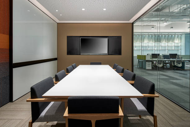 istock Conference room space building in the office 1164518559