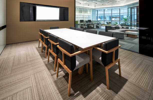 istock Conference room space building in the office 1164518566