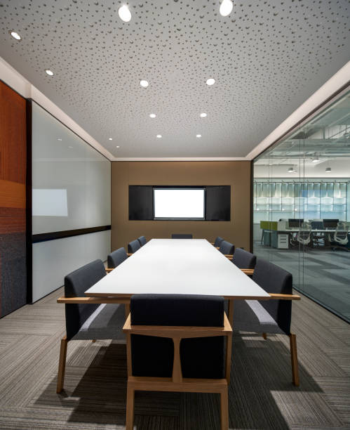 istock Conference room space building in the office 1164518569