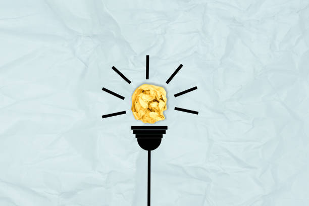 istock Idea and leadership concept, crumpled paper 1164522248