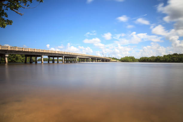 istock Bridge over Big Hickory Pass smooth waterway in Bonita Springs 1164522552