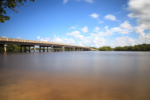 istock Bridge over Big Hickory Pass smooth waterway in Bonita Springs 1164522577